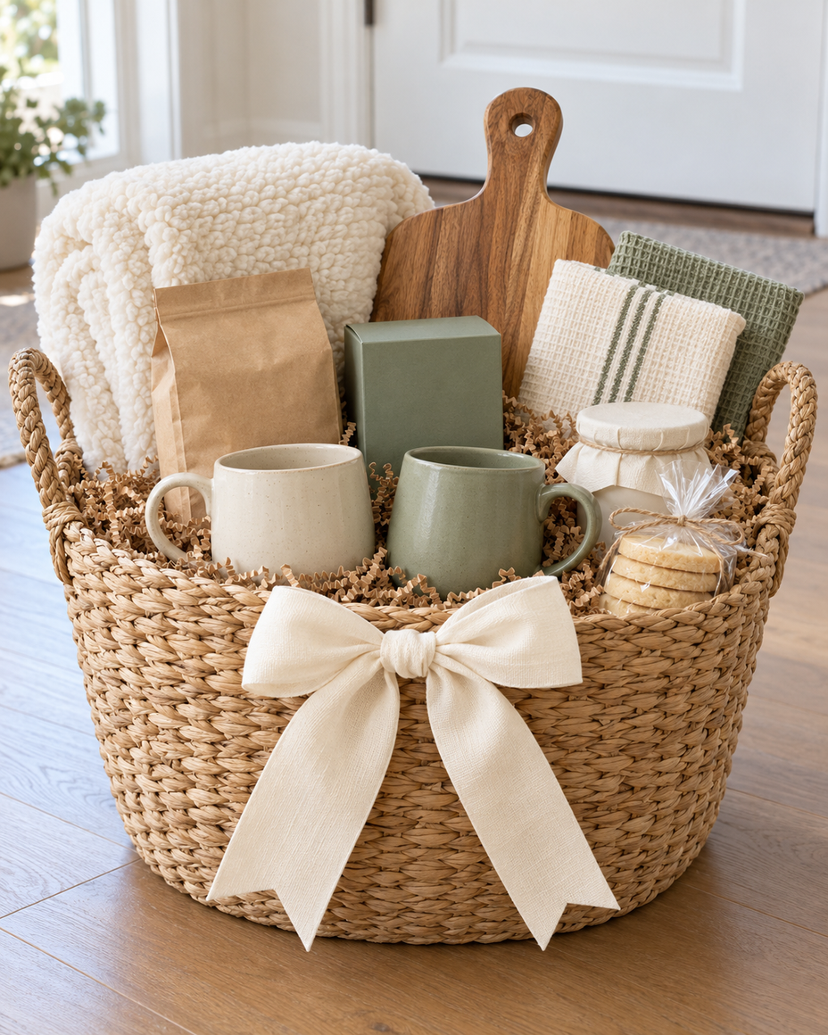A Grand Welcome — gift basket by Birch and Bow Gift Co.
